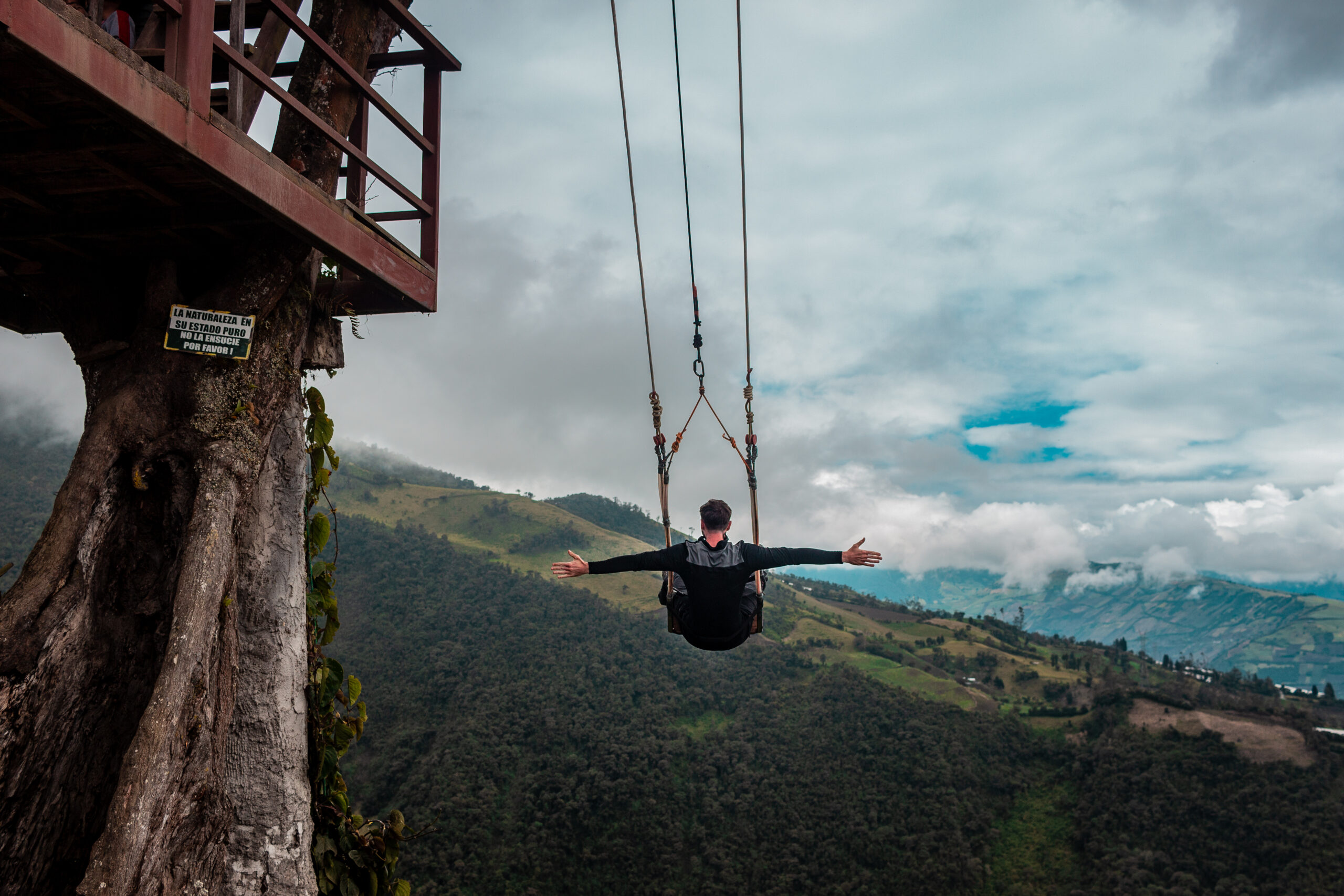 Quit your job swing off a mountain in Ecuador!